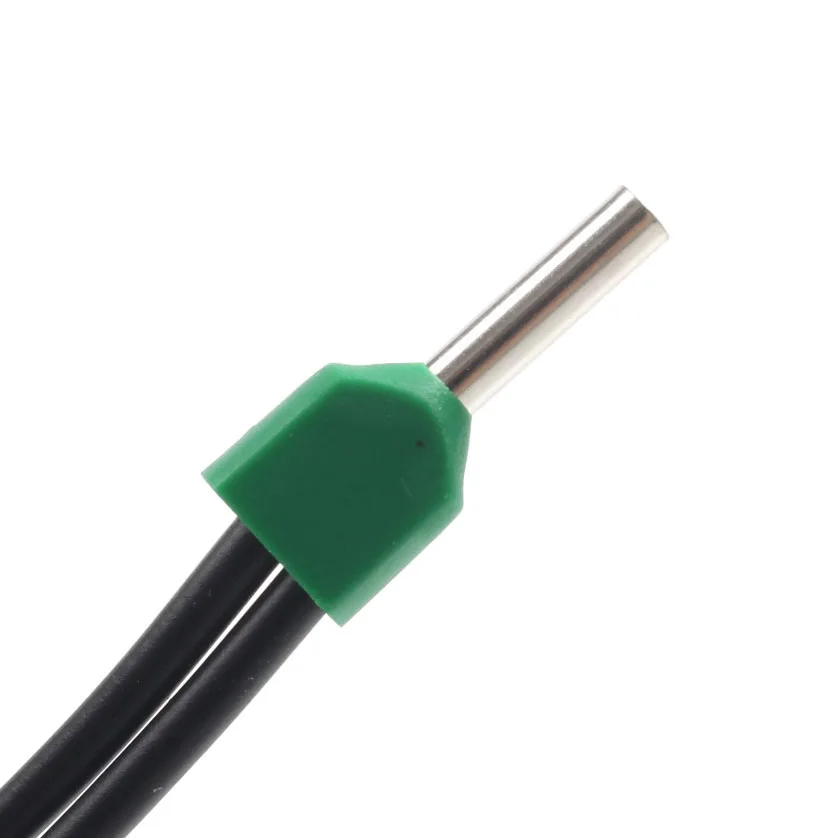 Dianqi TE4012 Twee Pre-Geïsoleerde Pijp-Vormige End Koudgeperste Terminals/Kabel Connector/Connector 100 stks/pak
