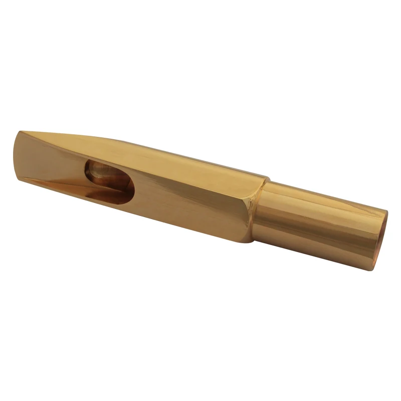 Gold-plated brass E Flat Baritone Saxophone mouthpiece 5-9