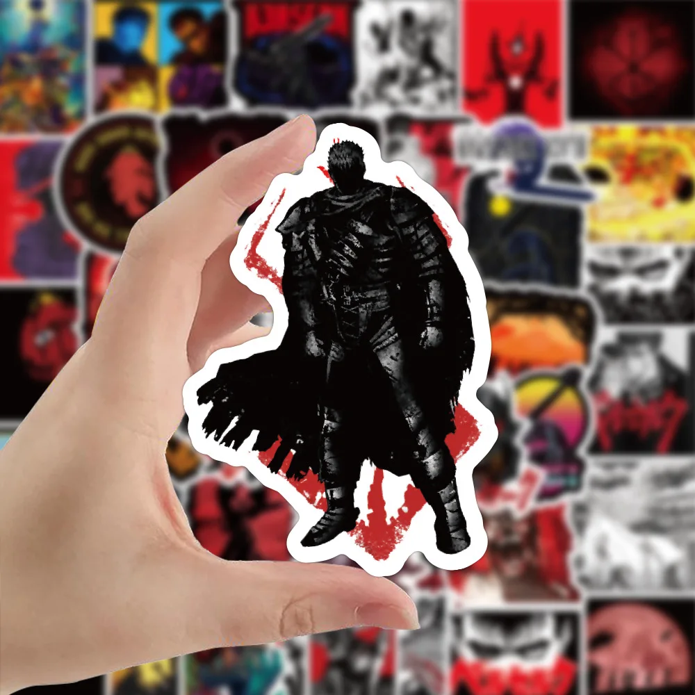 10/30/50pcs  Berserk  Warrior Anime  Graffiti Stickers Fantasy Adventure Manga Stickers Laptop Scrapbook Diy Cool Decal Stickers