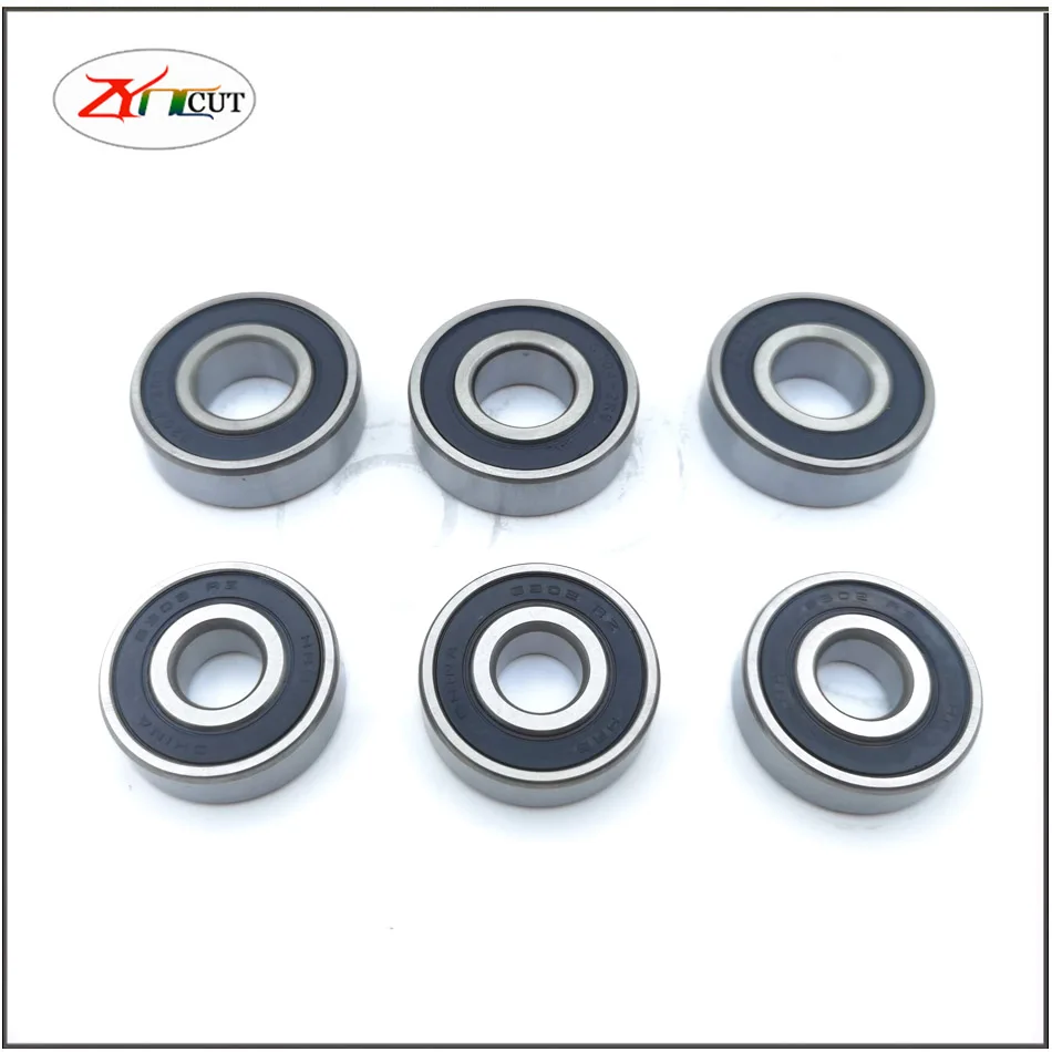 10Pcs/set 6200 6201 6202 6203 6204 6205RS High speed double-sided plastic sealed deep groove ball bearing Main bearing of motor