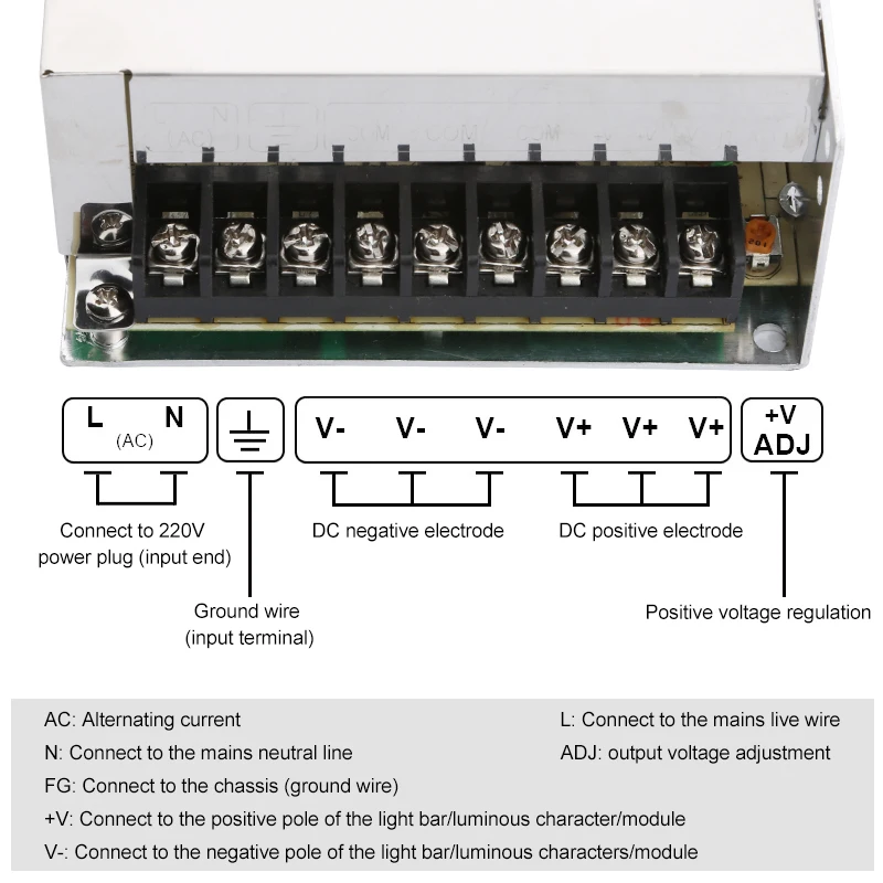 Lighting Transformer 250W Switching Power Supply 24V 10A GY250W-24-A Power Adapter Suitable For CNC Router Engraving Machine