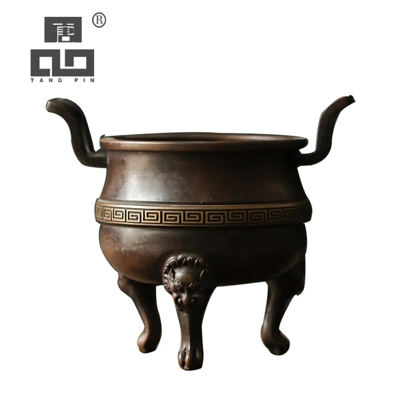 

Tangpin Copper Incense Coil Holders Handmade Incense Holder Burner Copper Incense Holder Base