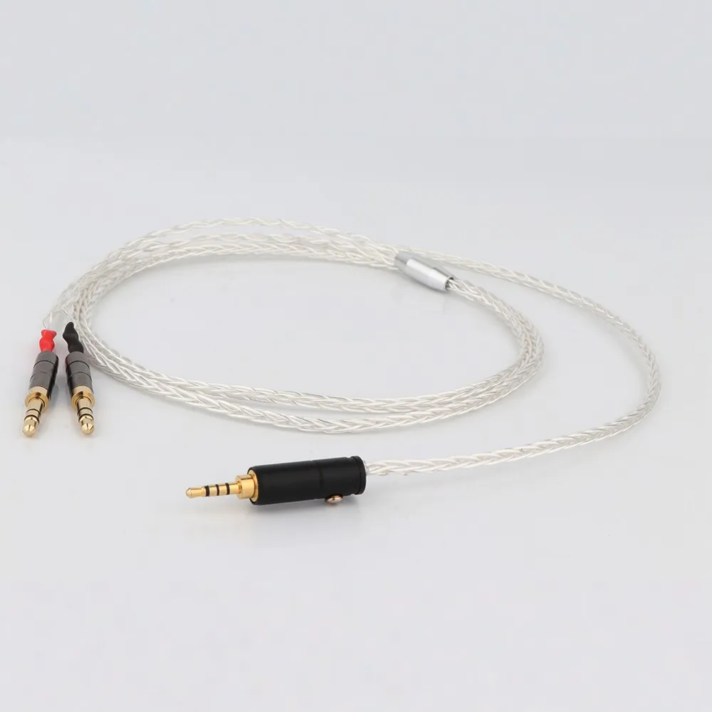 

Preffair 8 Cores 7N OCC Silver Plated Sundara Aventho focal elegia t1 t5p D7200 MDR-Z7 2.5/3.5/4.4mm Balance Headphone Cables