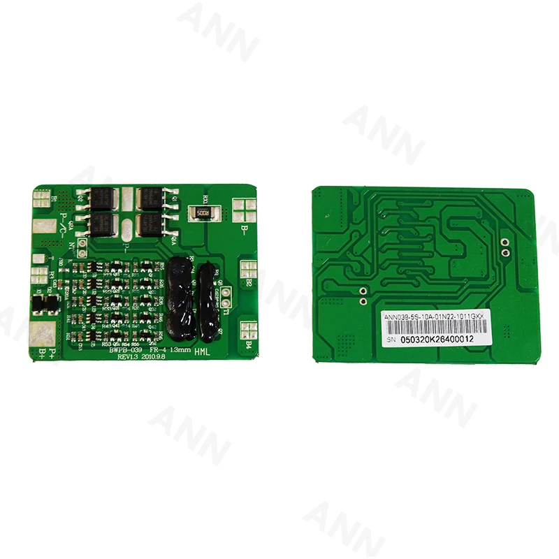 18V Li-Ion แบตเตอรี่ BMS 5S 18V 10A แบตเตอรี่ Li-Ion การจัดการระบบ5S แบตเตอรี่ Pack
