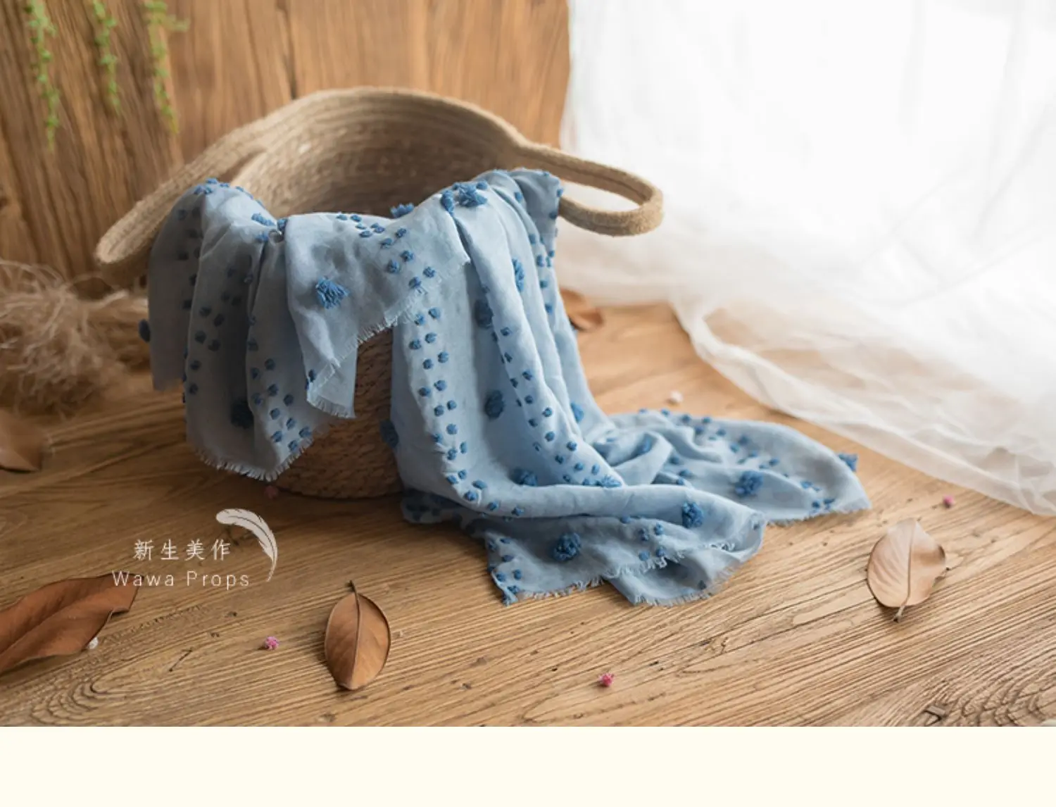 Enveloppes d\'accessoires de photographie de nouveau-né, emmaillotage, bébé, fille, remplissage de panier de photoshoot, couches sur le thème de