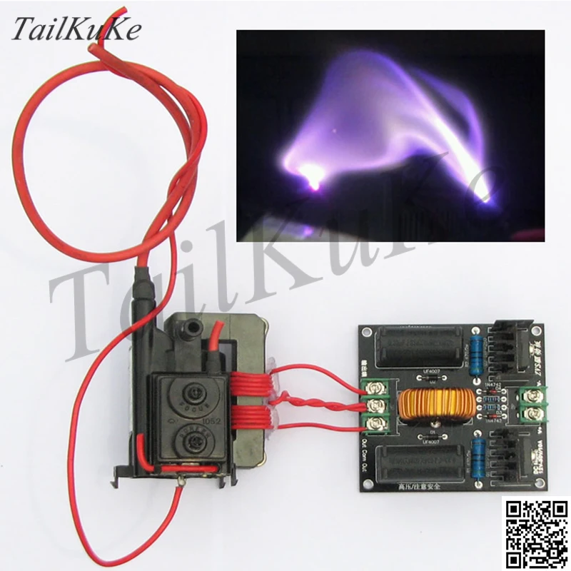 Bobina Tesla Xong ZVS Cuộn Dây Tesla Tăng Công Suất Cao Cấp Điện Áp Máy Phát Điện Ổ Đĩa Cảm Ứng Nhiệt Module Sản Xuất