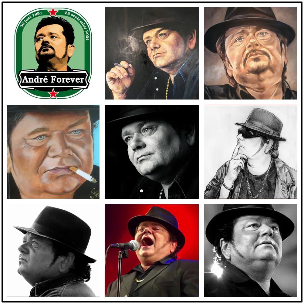 Joel Hazes-Pintura de diamantes redondos, bordado de diamantes, mosaico de diamantes, punto de cruz, conjuntos de celebridades, regalo