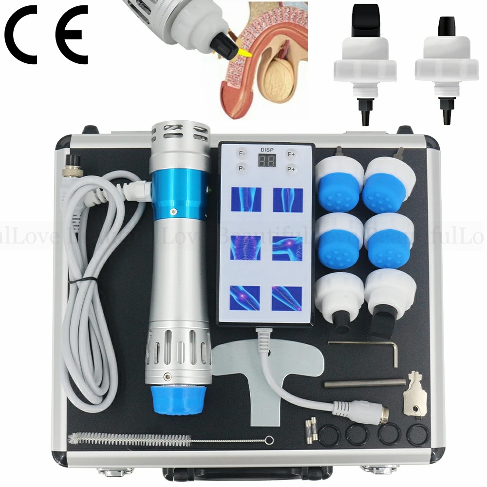 

Shockwave Therapy Machine ED Treatment Tennis Elbow Pain Reduce Massage for Body Neck Feet Health Care Shock Wave Massageador