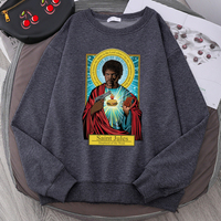 Saint Jules Movie Pulp Fiction Hoodies Autumn Warm Sweatshirts Mens Casual Harajuku Streetwear Oversize Loose Tracksuit Male