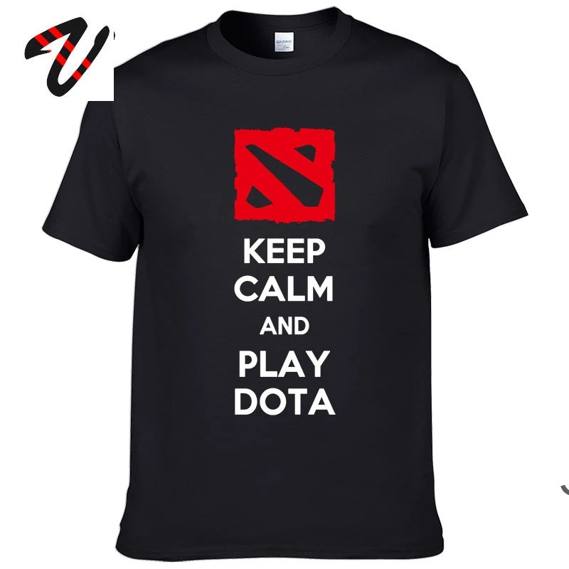 Defense of the Ancients DOTA 2 Game T-Shirt Multiplayer Videogame O Neck Cotton Clothes Camisetas Men Tops Plus Size