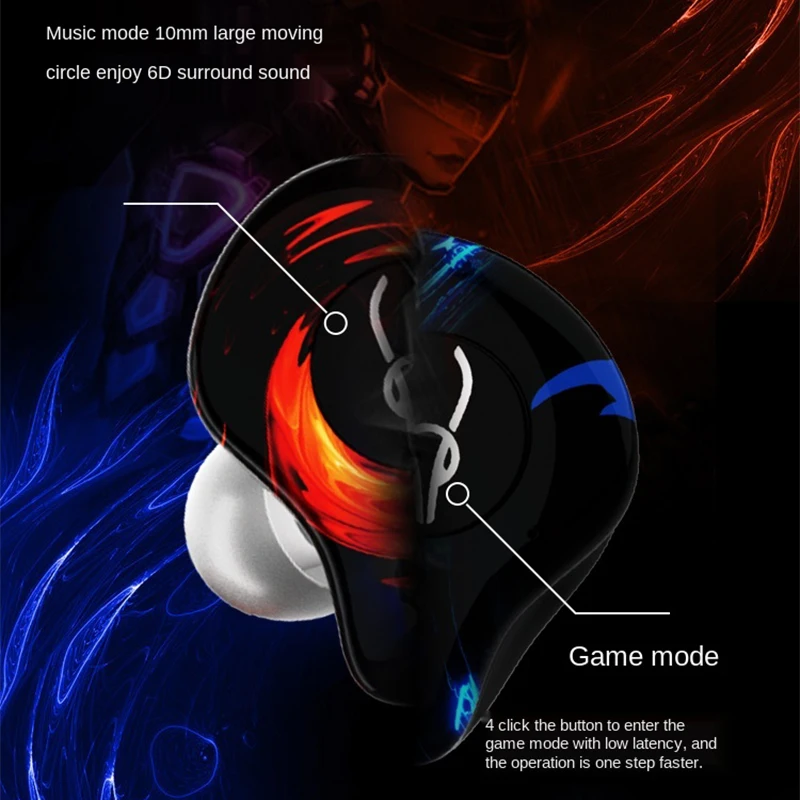 Sabbat G12 Elite In Ear True Wireless Bluetooth Headphones TWS 5.0 High Quality Gaming Music Noise Reduction Earphones With Mic