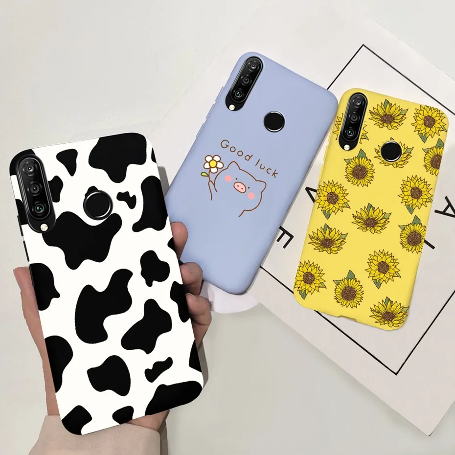 Flower Phone Cases For Huawei P30 Lite Pro Case Cover On Fundas Huawei P30 P30lite P 30 lite pro P30pro Cute Soft Silicone Cases