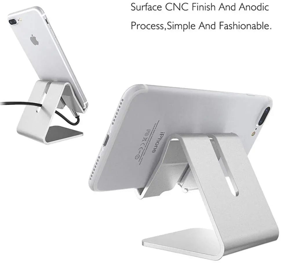 Mobile Phone Holder Stand Aluminium Alloy Metal Tablet Desk Holders & Stands for iPhone X/8/7/6 Plus Samsung Phone/ipad