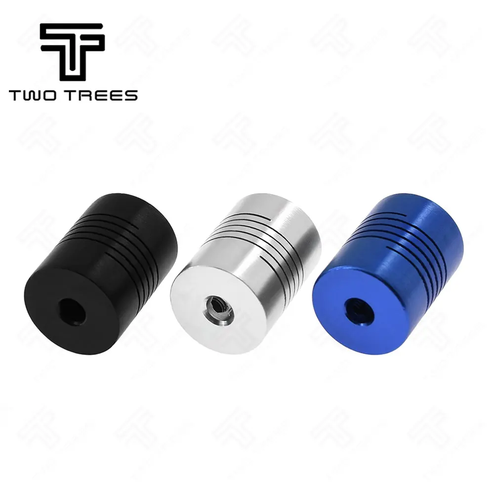 CNC Motor Jaw Shaft Coupler 5mm To 8mm Flexible Coupling OD 19x25mm wholesale Dropshipping For CR10 Ender-3 Ender 3 Pro