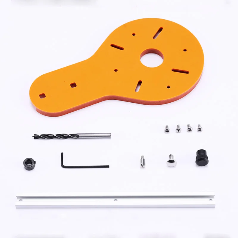 Nuova maschera da taglio circolare per Router di legno elettrico Trimmer manuale lavorazione del legno rifilatura fresatura cerchio scanalatura accessori strumento