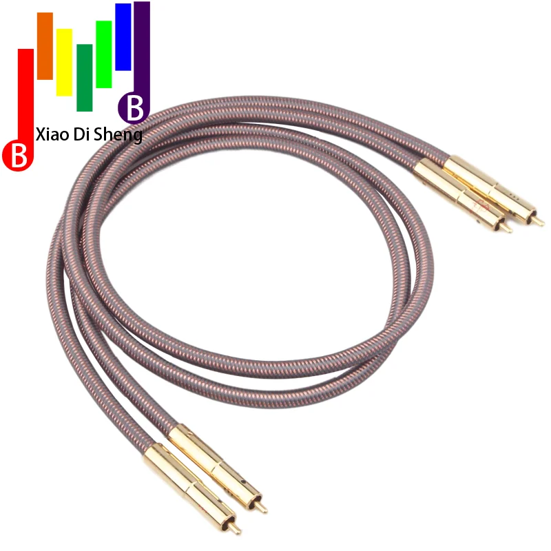 Hifi RCA Cable Accuphase 40th Anniversary Edition RCA Interconnect Audio Cable Gold plated plug   rca interconnect cable