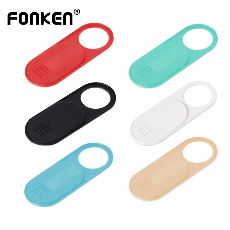 FONKEN Webcam Cover Mobile Phone Privacy Sticker Protective Cover Notebook Lens Shutter Webcame Camera Cover Laptop PC Shield