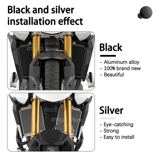 Imagen 2 del producto Nuevo para Tiger 900 protector de radiador cubierta de parrilla para Tiger 900 GT / GT Pro para Tiger 900 Rally /Rally Pro para Tiger 850 Sport