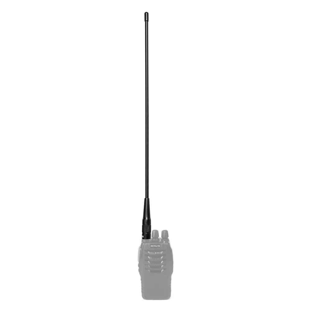 RETEVIS RHD-771 SMA-F 워키토키 안테나, VHF UHF 듀얼 밴드, Baofeng UV 5R Quansheng UV K5 UV K6 Retevis H777, 39cm, 50 개