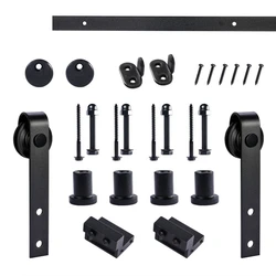 1.5M/1.83M/2M  Sliding Barn Door Hardware Roller Track Rail Kit Set for Closet Cabinet Sliding Door Fittings Door System