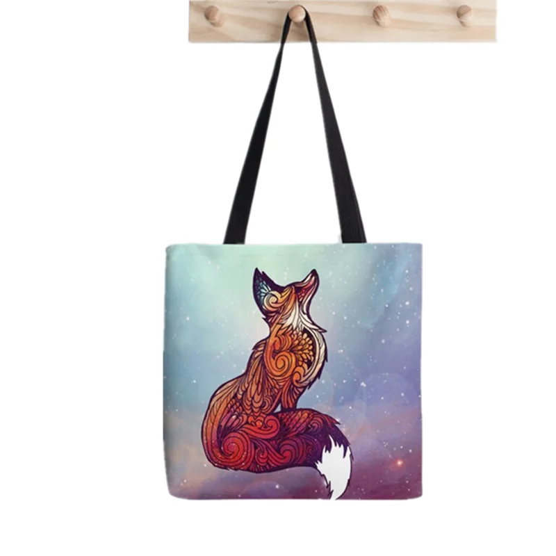 Shopper Space Cleaner Tote Bag Printed Tote Bag women Harajuku shopper handbag girl Shoulder shopping bag Lady Canvas Bag