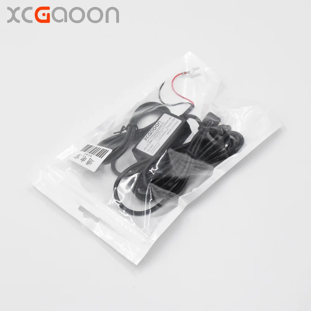 XCGaoon-وحدة محول تيار مستمر للسيارة ، إدخال 12 فولت 24 فولت 5 فولت 2 أمبير مع كابل USB صغير (مستقيم) ، حماية منخفضة الجهد ، طول 3.1 متر