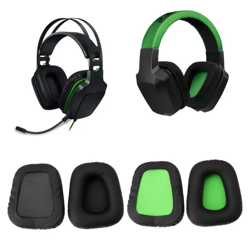 Replace Eapads Earmuffs Cushion for Razer Electra Gaming Headphone Headsets C90F