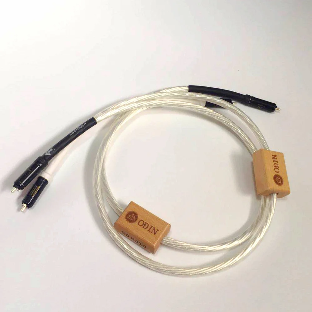 Imagem -04 - Fidelidade Nordost Odin Referência Suprema Interconexão Cabo de Áudio Cabo de Interconexão Rca Wbt0152ag Conector Alta