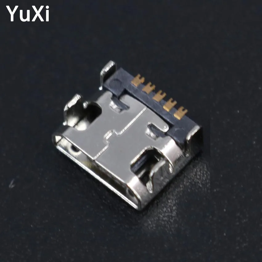 YuXi 10pcs Micro 5Pin USB Mini Jack socket Dock Connector 5 Pin Charging Port For LG Intuition V400 V500 V507 V510 VS950 V700