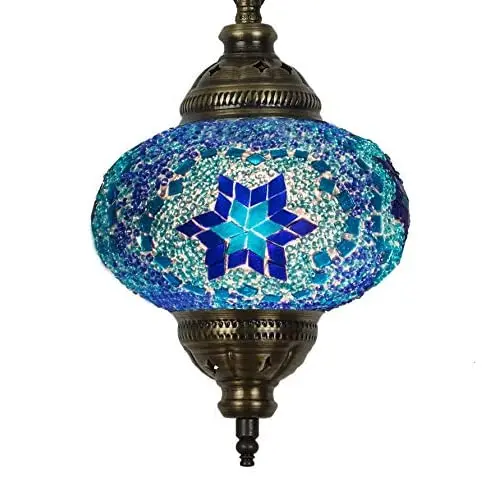 (31 Models) Handmade Pendant Ceiling Lamp Mosaic Shade, 2019 Stunning 16.5 