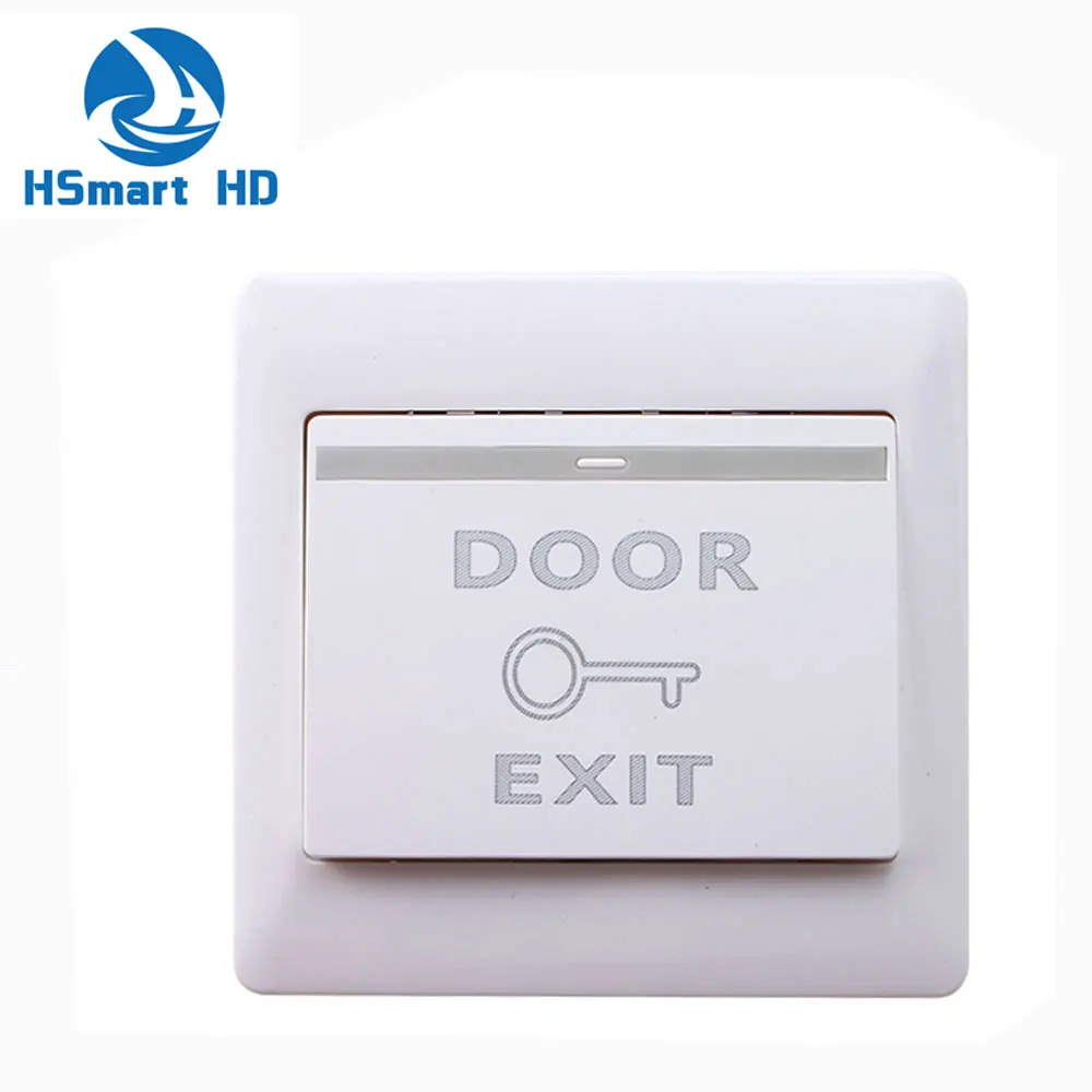 Door Small Exit Push Release Button Switch Panel for Electric Access Control System for Access Control Electric magnetic Lock