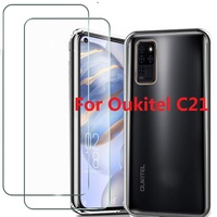 For Oukitel C21 Glass Screen Protective Tempered Glass ON Oukitel C21 6.4\