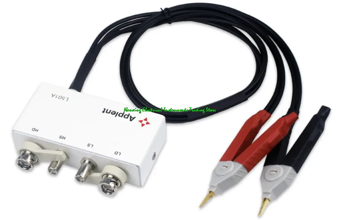 

Applent digital desktop LCR AT2818/AT810A accessories: ATL501A Four-wire Kelvin Test Leads/test line cartridge, fixture