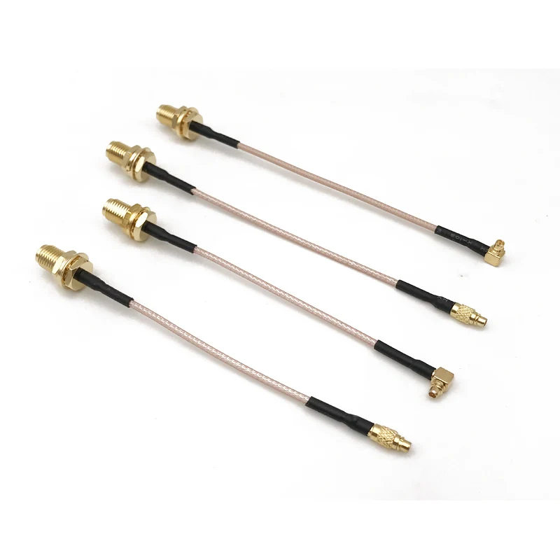 MMCX to SMA / RP-SMA Antenna Connection Cable 10cm For RC FPV drone part 5.8G Video Transmitter