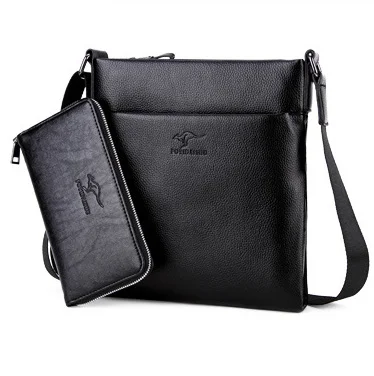 

Men's Leather Messenger Bag Tote Bags Set Cross Body Shoulder Business Bags