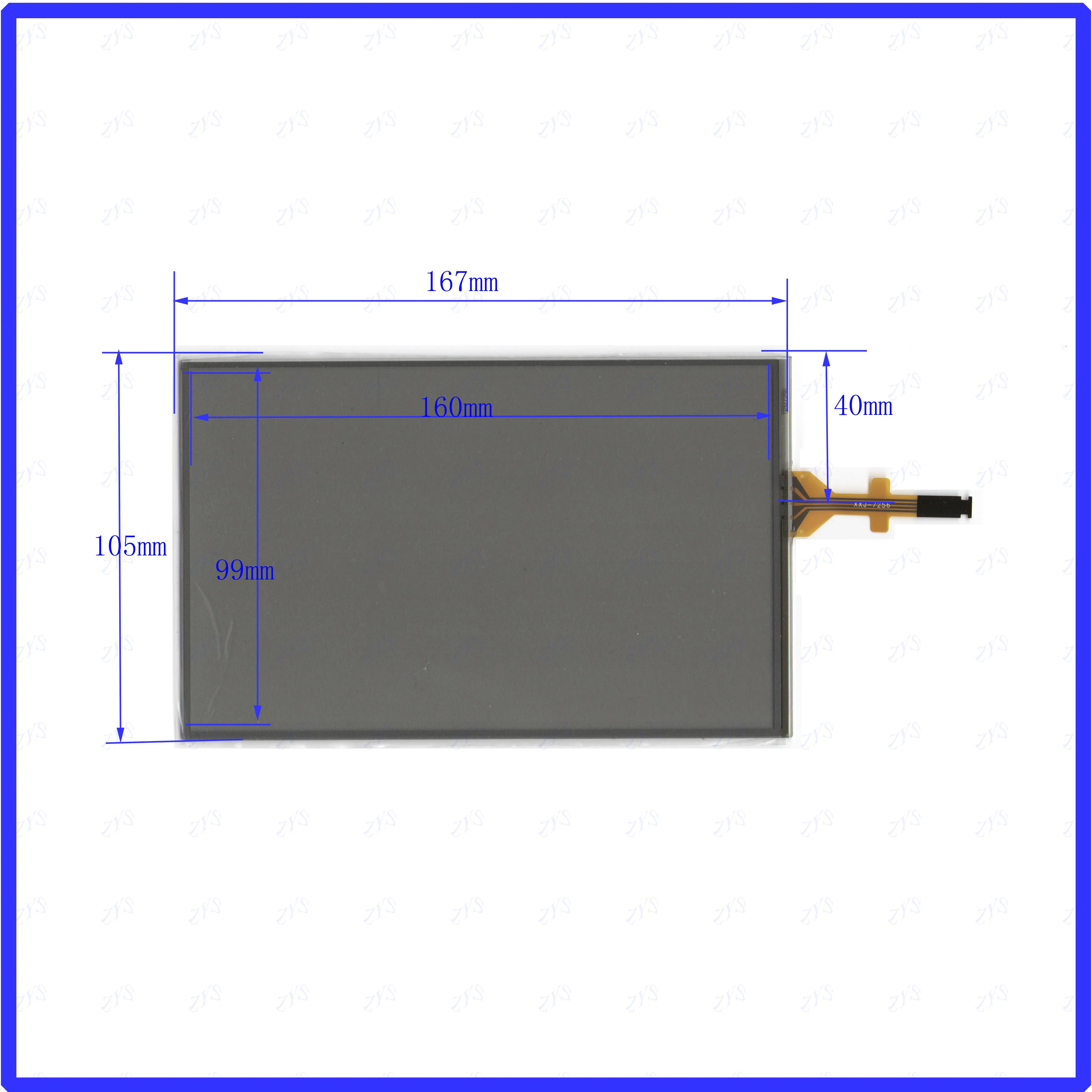 

ZhiYuSun LAM070G004A GCX156AKM-E 7 inch Touch Screen Glass Digitizer Navigation for Peugeot 208 2008 308 Citroen C5 c4l c3xr