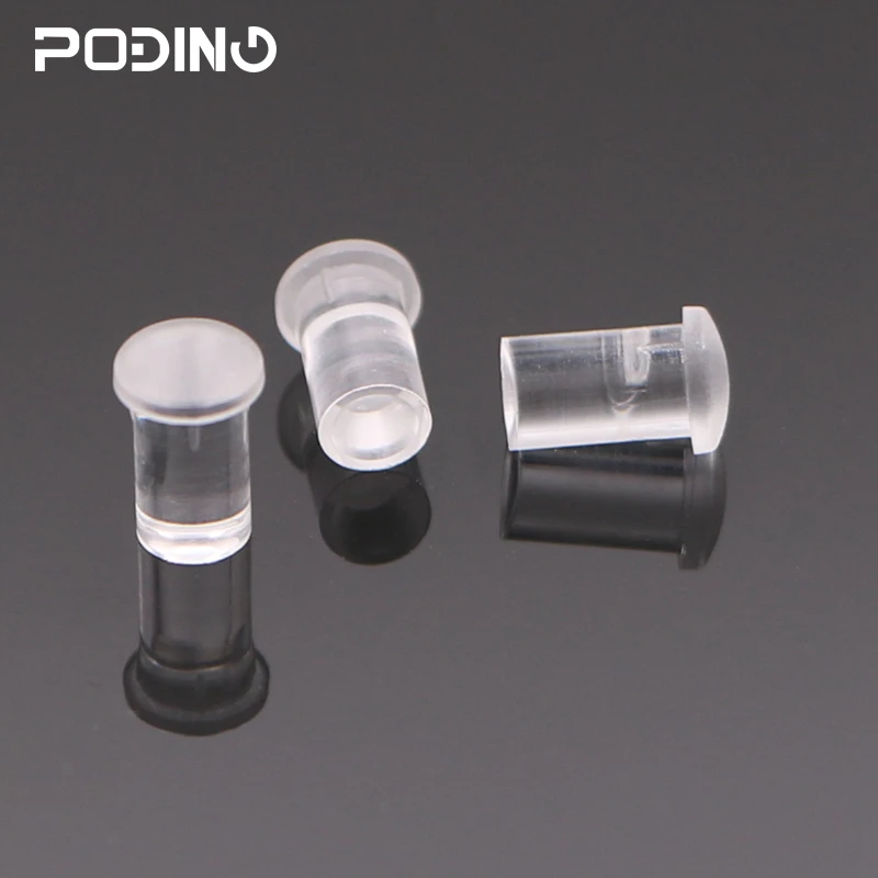 50pcs/lot Poding LED Light Pipe Plastic Round Head Light Guide Pipe PLP2-250