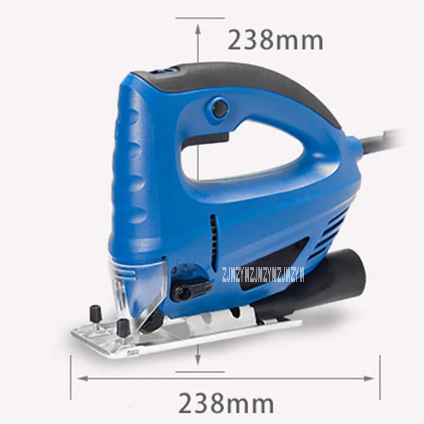 JS-D01 Electric Jig Saw Chainsaw Cutting Machine Small Home Woodworking Tool 6 Variable Speed Electric Saw 220V 650W 3000r / min