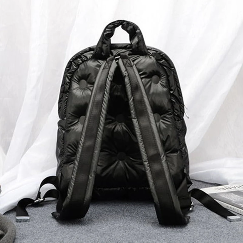 2022 New Women Winter Space Cotton Computer Backpack Notebook Unisex Large Capacity School Bag Waterproof Business Bagpack