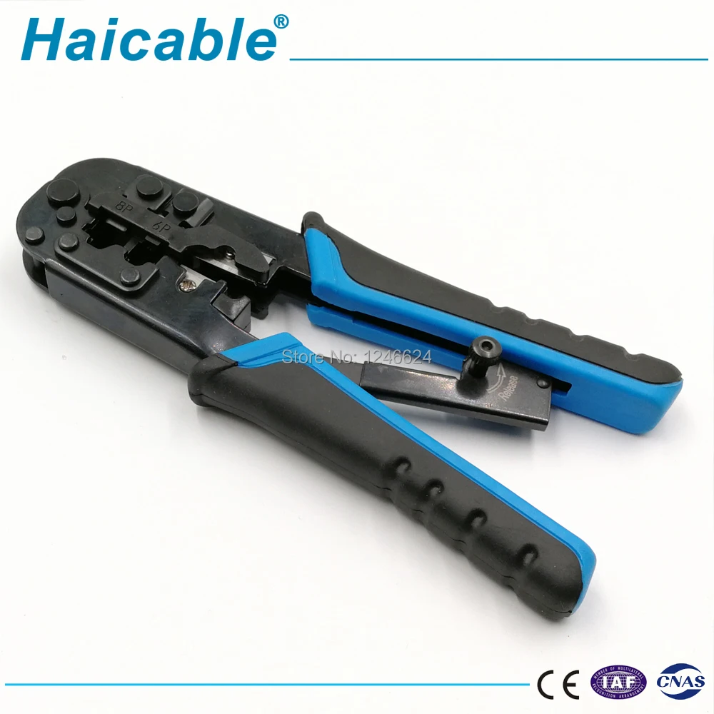 Network Crimper HT-N5684R Network Cable Used Crimping Tool For Rj45 Keystone Jack