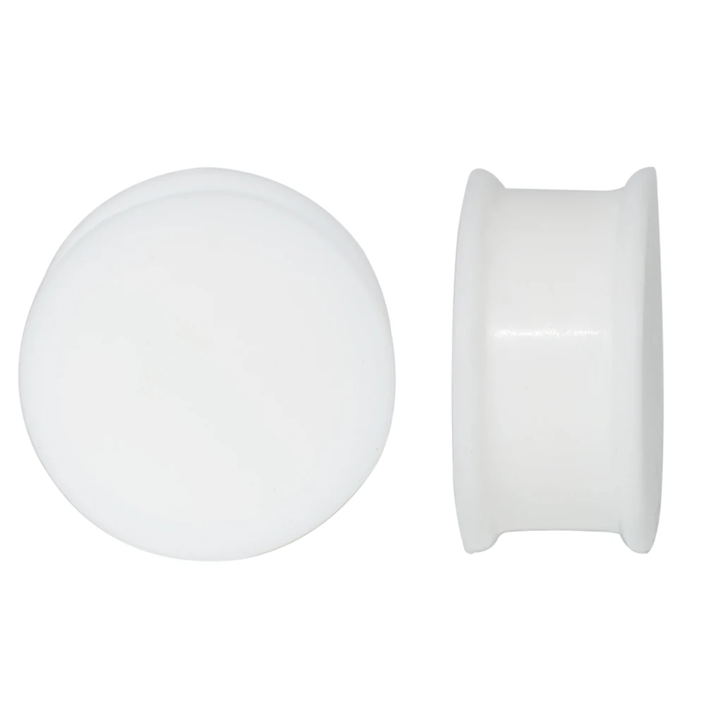 Pair Supersize Silicone Saddle Ear Plugs Large Gauge Ear Tunnel Flesh Ear Gauges Expander Piercings Ear Stretchers 3mm-50mm
