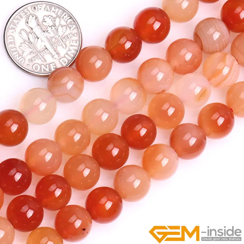 4 6 8 10mm Natural Stone Beads For Jewelry Making DIY Accessories For Bracelets Round Agates Beads Strand 15 inch Wholesale