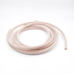 24 cores 12TC High Purity OCC Wire Speaker Cable Power Cord For Speaker Amplifier CD DVD Player Turntable