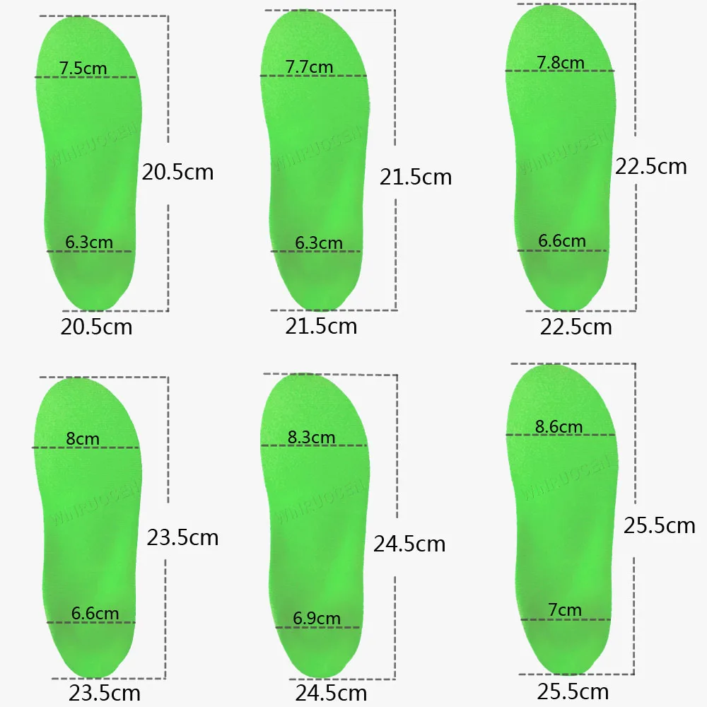 Winruocen palmilhas ortopédicas, palmilhas de suporte profissional para arco em pé plano cubitus varus xo perna almofada para sapatos inserções sola