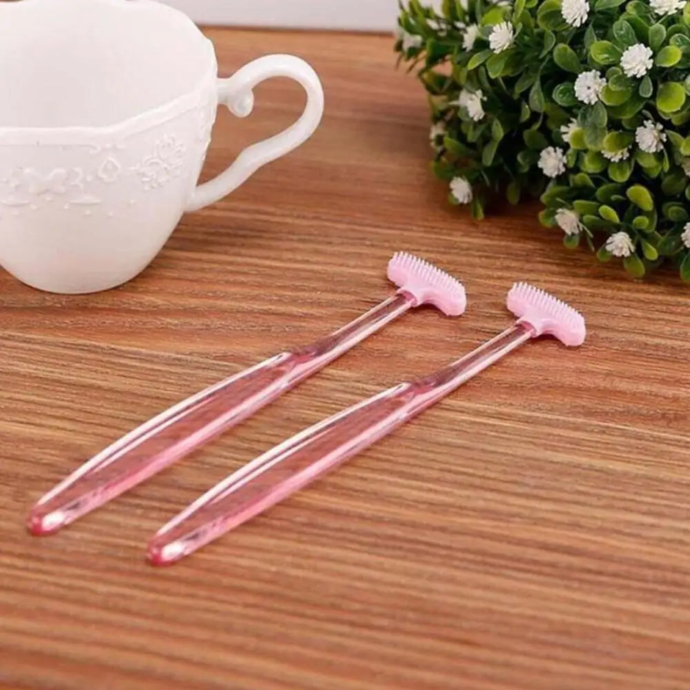 Cepillo de silicona suave para limpiar la superficie de la lengua, cepillos de limpieza Oral, raspador de lengua, limpiador de aliento fresco para la salud