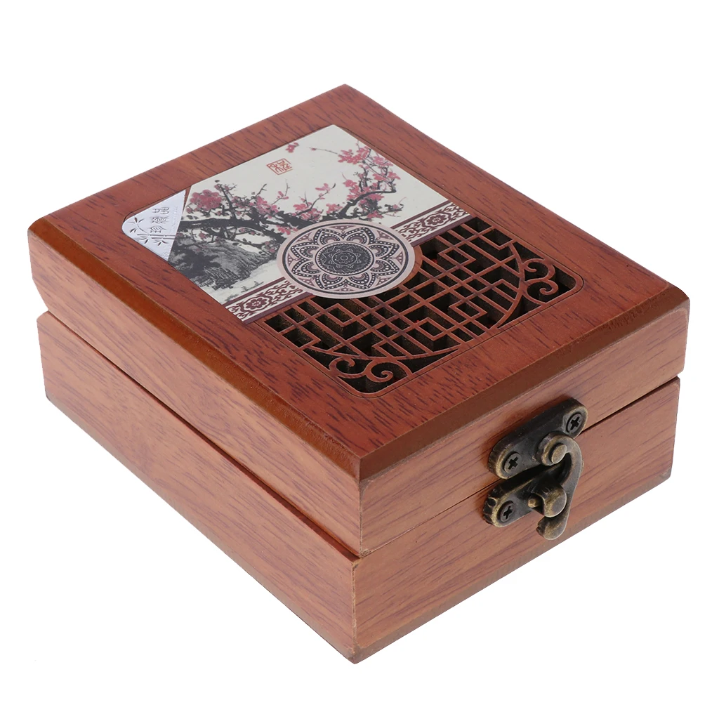 Portable Jewelry Box Vintage Style Wooden Jewelry Organizer Box Trinket Case Chest Travel Jewelry Case Boxes Jewelers Joyero