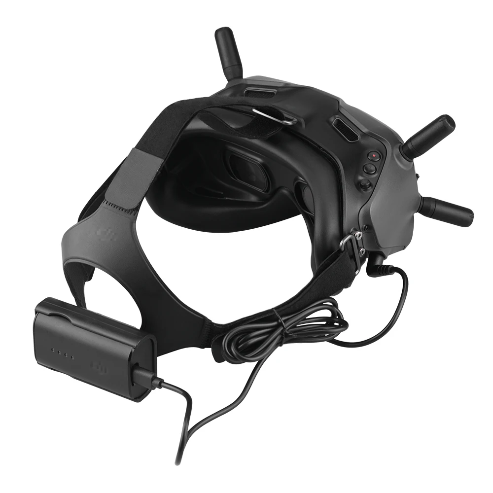 خط شحن ل DJI Avata/FPV نظارات V2 نظارات خط توصيل البطارية 30 سنتيمتر 130 سنتيمتر طائرة بدون طيار تحلق نظارات كابل ملحق