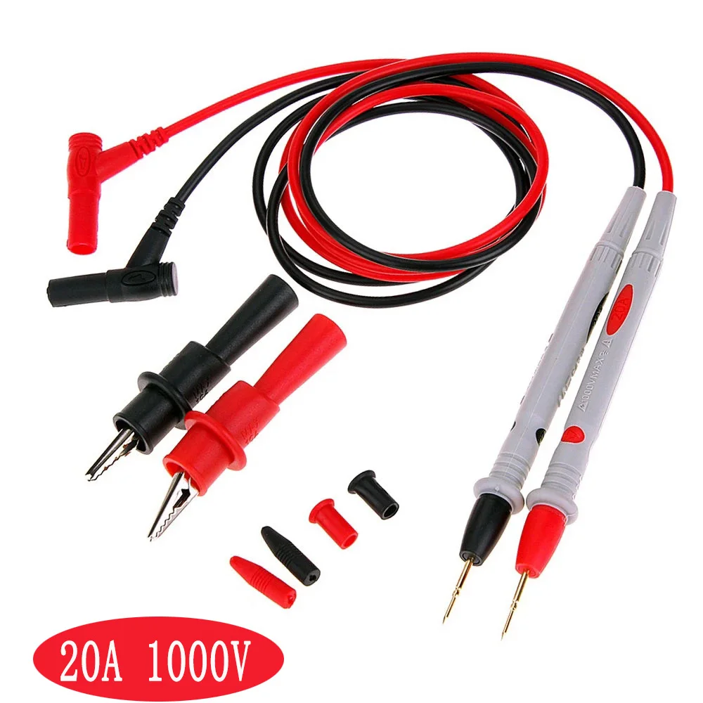 1000V 20A 10A Universal Multimeter Probe Test Leads For Digital Multimeter Feelers Multimeter Wire Cable Pen Tip