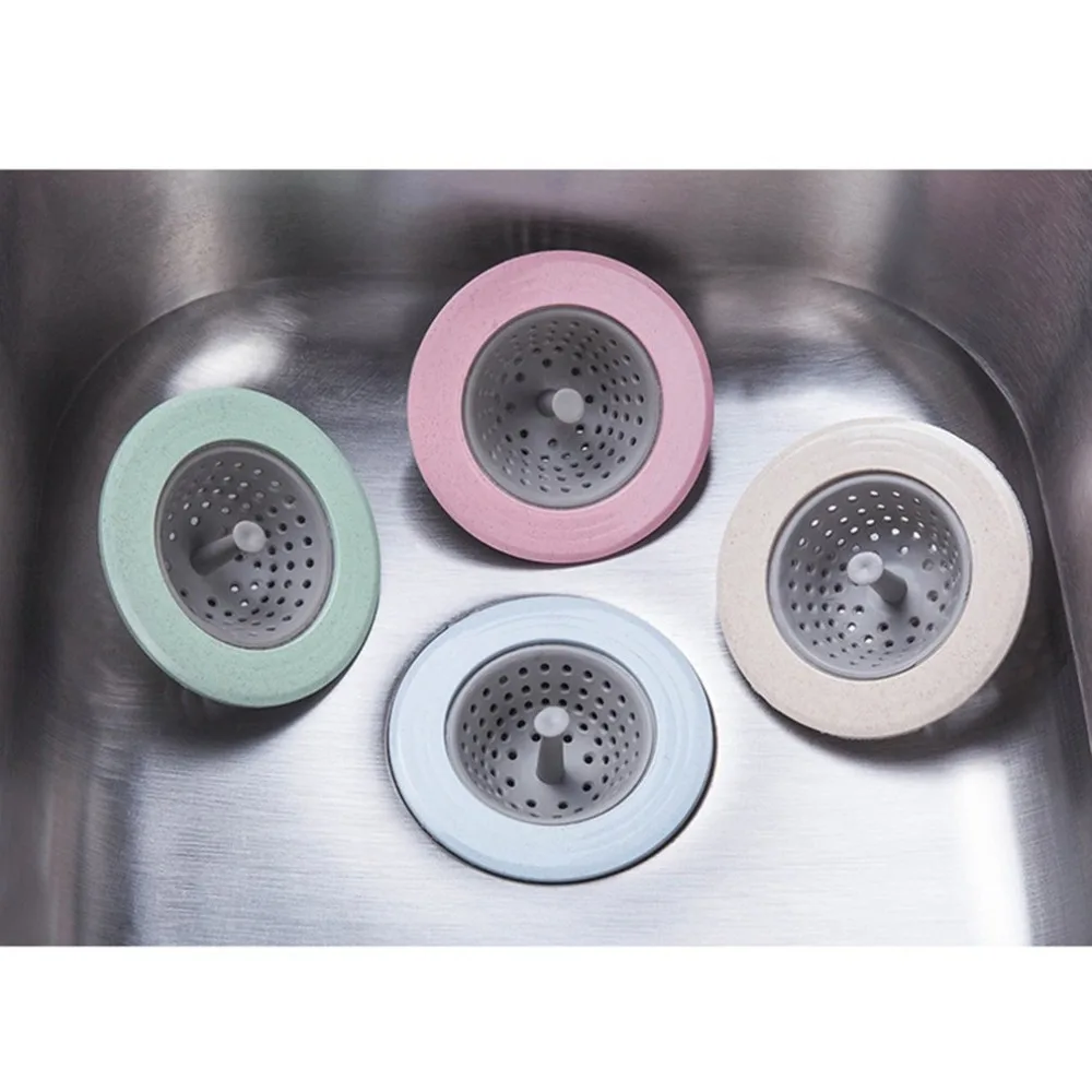 

Sink Strainer Basket Mesh Filter Sink Drain Plug Cover Anti-blocking Strainer Residue Stopper Kitchen Bathroom Tools