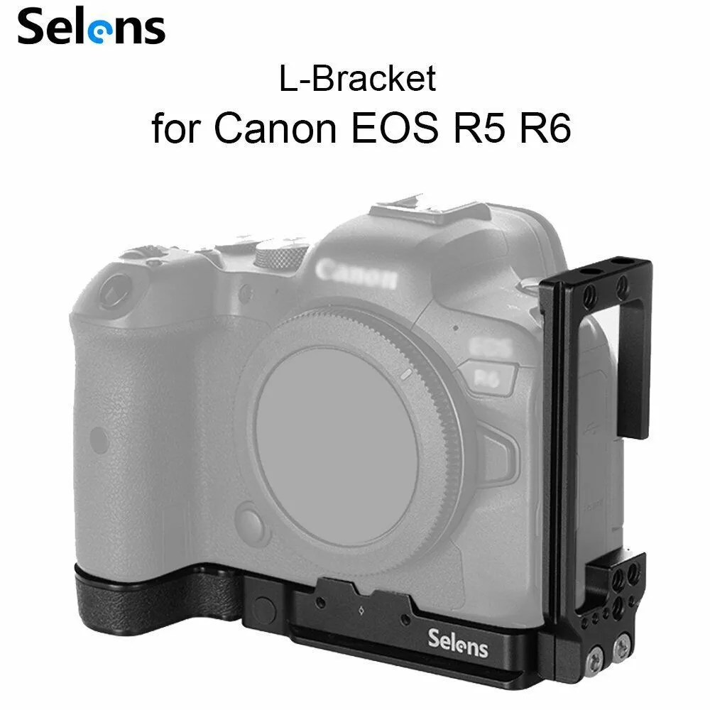 Selens Camera L-Bracket For Canon EOS R5 and R6 With Arca-Type 1/4